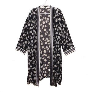 Alfani Circle Pattern Kimono Duster Size 2X/3X